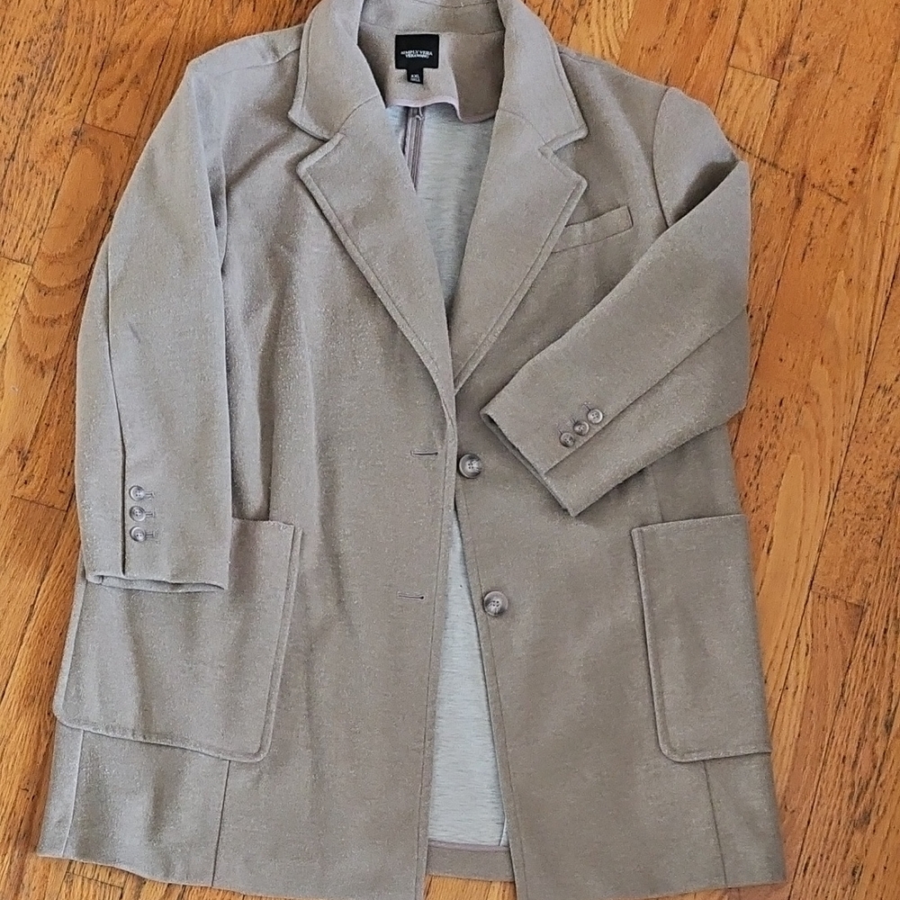 Simply Vera Vera Wang Long Textured Blazer Size XXL
